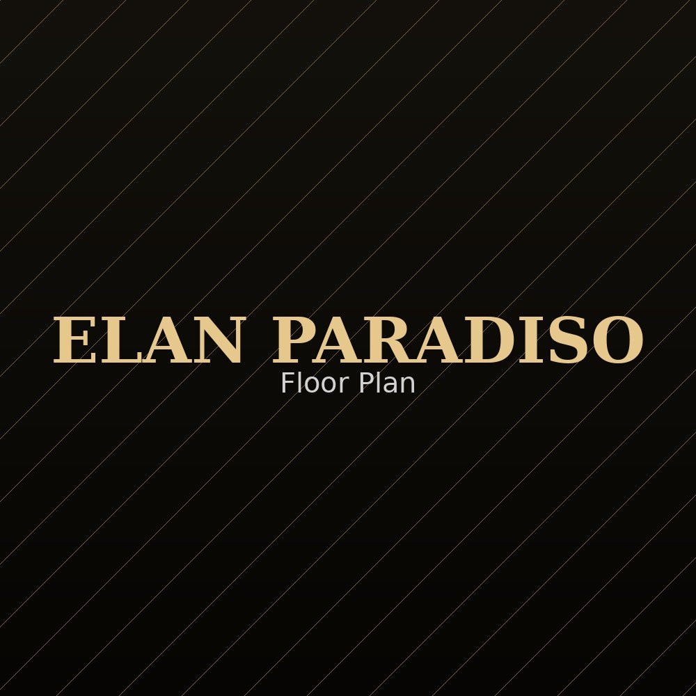 Elan Paradiso floor plan
